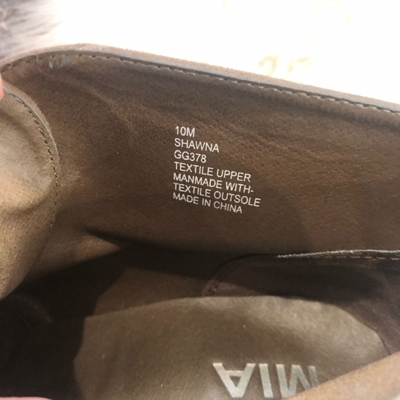 MIA lace up ankle boots size 10 Y2K Bohemian - Picture 5 of 5